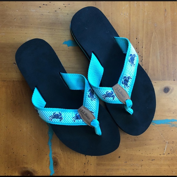 tory burch crab flip flops